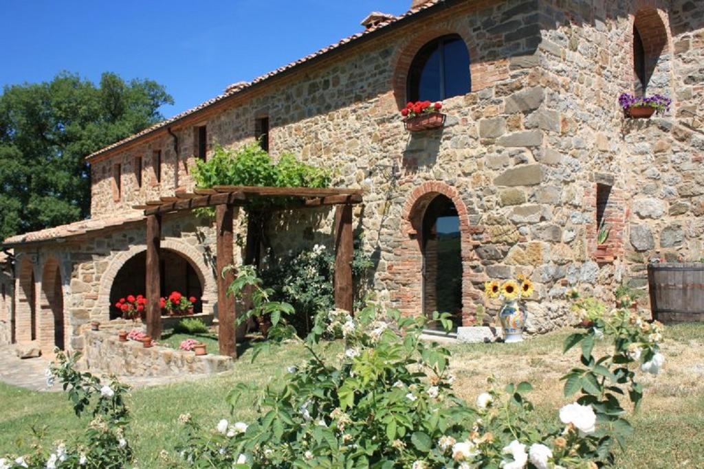 Le Piane Vila Castiglione dʼOrcia Exterior foto